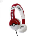 OTL Technologies Pokémon Pokeball Cuffie Cablato A Padiglione MUSICA Rosso, Bianco