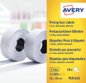 Avery PLR1626 etichetta autoadesiva Etichetta con prezzo Rimovibile Bianco 12000 pz