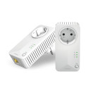 Strong Powerline 600 Duo 600 Mbit/s Collegamento ethernet LAN Bianco 2 pz