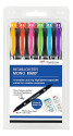 Tombow MONO edge evidenziatore 6 pz Punta a ogiva/sottile Blu, Ciano, Verde, Arancione, Rosa, Giallo