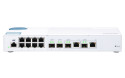 QNAP QSW-M408-2C switch di rete Gestito L2 10G Ethernet (100/1000/10000) Bianco