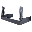 StarTech.com Mini rack 19" Aperto 4U - Supporto rack da tavolo 12U - 2 staffe - 19 pollici - Desktop rack autoportante per Partch Panel/AV Media/Apparecchiature dati/ IT/sala server - Portata 42 Kg