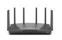 Synology RT6600ax Router WiFi6 1xWAN 3xGbE 1x2.5Gb router wireless Banda tripla (2.4 GHz/5 GHz/5 GHz) Nero