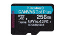 Kingston Technology Scheda microSDXC Canvas Go Plus 170R A2 U3 V30 da 256GB confezione singola senza adattatore