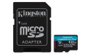 Kingston Technology Scheda microSDXC Canvas Go Plus 170R A2 U3 V30 da 512GB + adattatore