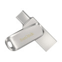 SanDisk Ultra Dual Drive Luxe unità flash USB 32 GB USB Type-A / USB Type-C 3.2 Gen 1 (3.1 Gen 1) Stainless steel