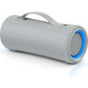 Sony SRS-XG300 - Speaker portatile Bluetooth wireless con suono potente e illuminazione incorporata, adatto per le feste - resistente all'acqua, durata della batteria di 25 ore, ricarica per smartphone e funzione Ricarica Rapida - Grigio Chiaro