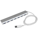 StarTech.com Hub USB 3.0 a 7 porte compatto con cavo integrato