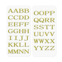 Celly STICKERLETTER01 sticker decorativi Oro 52 pz