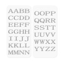 Celly STICKERLETTER02 sticker decorativi Argento 52 pz