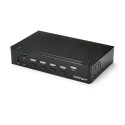 StarTech.com Switch Commutatore KVM a 4 Porte HDMI con Hub USB 3.0 - 1080p