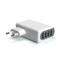 Celly TC4USB5A Caricabatterie per dispositivi mobili Universale Bianco AC Interno