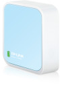 TP-Link TL-WR802N router wireless Fast Ethernet Banda singola (2.4 GHz) Blu, Bianco