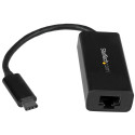 StarTech.com Adattatore di rete Ethernet Gigabit USB-C - Adattatore Gbe esterno USB 3.0 - Da USB Type C a Ethernet - Adattatore USB a RJ45 - Nero