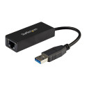 StarTech.com Adattatore da USB 3.0 a Gigabit Ethernet per Windows e Mac - Convertitore di rete NIC 10/100/1000 - Adattatore di rete da USB a RJ45 per laptop e computer desktop - Alimentazione tramite bus USB