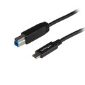 StarTech.com USB31CB1M cavo USB 1 m USB 3.2 Gen 2 (3.1 Gen 2) USB C USB B Nero