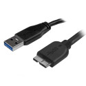 StarTech.com Cavo USB 3.0 Tipo A a Micro B slim - Connettore USB3.0 A a Micro B slim M/M - 50cm