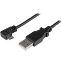 StarTech.com USBAUB2MRA cavo USB 2 m USB 2.0 USB A Micro-USB B Nero