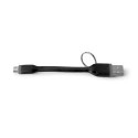 Celly USBMICROKEYBK cavo USB 0,12 m USB-A MicroUSB Nero