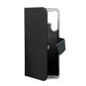 Celly Wally custodia per cellulare 17,3 cm (6.8") Custodia flip a libro Nero