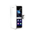 Celly WALLY644WH custodia per cellulare 13,2 cm (5.2") Custodia flip a libro Bianco