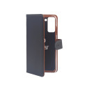 Celly Wally custodia per cellulare 15,8 cm (6.2") Custodia a libro Nero, Marrone