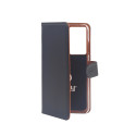 Celly Wally custodia per cellulare 17,3 cm (6.8") Custodia a libro Nero, Marrone