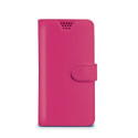 Celly WALLYUNIXLFX custodia per cellulare 12,7 cm (5") Custodia a borsellino Rosa