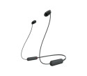 Sony WI-C100 Auricolare Wireless In-ear Musica e Chiamate Bluetooth Nero