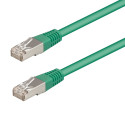 WP WPC-PAT-5F010G cavo di rete Verde 1 m Cat5e F/UTP (FTP)