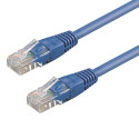 WP WPC-PAT-6U005B cavo di rete Blu 0,5 m Cat6 U/UTP (UTP)