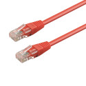 WP WPC-PAT-6U030R cavo di rete Rosso 3 m Cat6 U/UTP (UTP)