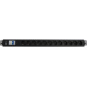 WP WPN-PDU-I02-12 unità di distribuzione dell'energia (PDU) 12 presa(e) AC 1.5U Nero