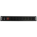 WP WPN-PDU-I05-08 unità di distribuzione dell'energia (PDU) 8 presa(e) AC 1.5U Nero