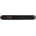 WP WPN-PDU-I06-06 protezione da sovraccarico Nero 6 presa(e) AC 250 V