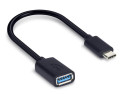 Hamlet XADTC-U2A-MF02 cavo USB 0,2 m USB 3.2 Gen 1 (3.1 Gen 1) USB A USB C Nero