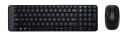 Logitech Wireless Combo MK220 tastiera Mouse incluso RF Wireless QWERTY US International Nero