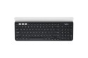 Logitech K780 Multi-Device Wireless Keyboard tastiera RF senza fili + Bluetooth QWERTY Inglese Grigio, Bianco