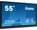 iiyama TE5512MIS-B3AG visualizzatore di messaggi 139,7 cm (55") LCD 400 cd/m² 4K Ultra HD Touch screen Processore integrato Android 8.0 18/7