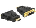 DeLOCK 65467 adattatore per inversione del genere dei cavi HDMI DVI 24+5 Nero