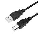 LogiLink CU0007B cavo USB 2 m USB 2.0 USB A USB B Nero