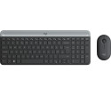 Logitech MK470 tastiera Mouse incluso RF Wireless QWERTZ Tedesco Grafite