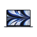 MacBook Air 13" con chip M2 - Mezzanotte - Chip Apple M2 con CPU 8-core, GPU 10-core - RAM 24GB - HD SSD 256GB - Alimentatore a doppia porta USB-C da 35W - Italiano