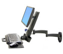 Ergotron 200 Series Combo Arm 61 cm (24") Nero Parete