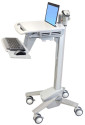 Ergotron StyleView EMR Laptop Cart, SV40 Alluminio, Grigio, Bianco Computer portatile Carrello multimediale