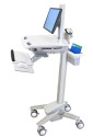 Ergotron StyleView EMR Cart with LCD Pivot Bianco Pannello piatto Carrello multimediale