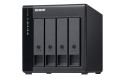QNAP TL-D400S contenitore di unità di archiviazione Box esterno HDD/SSD Nero, Grigio 2.5/3.5"