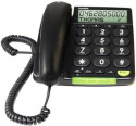 Doro PhoneEasy 312cs Telefono analogico Identificatore di chiamata Nero