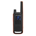 Motorola Talkabout T82 Quad Case Walkie-Talkies ricetrasmittente 16 canali 446 - 446.2 MHz Nero, Arancione