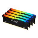 Kingston Technology FURY 64GB 2666MT/s DDR4 CL16 DIMM (Kit da 4) Beast RGB